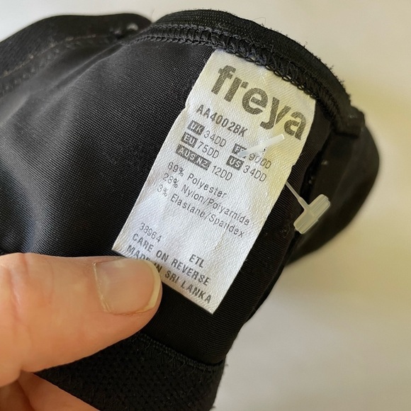 FREYA Underwire Active Sports Bra Black 34DD - Picture 3 of 3